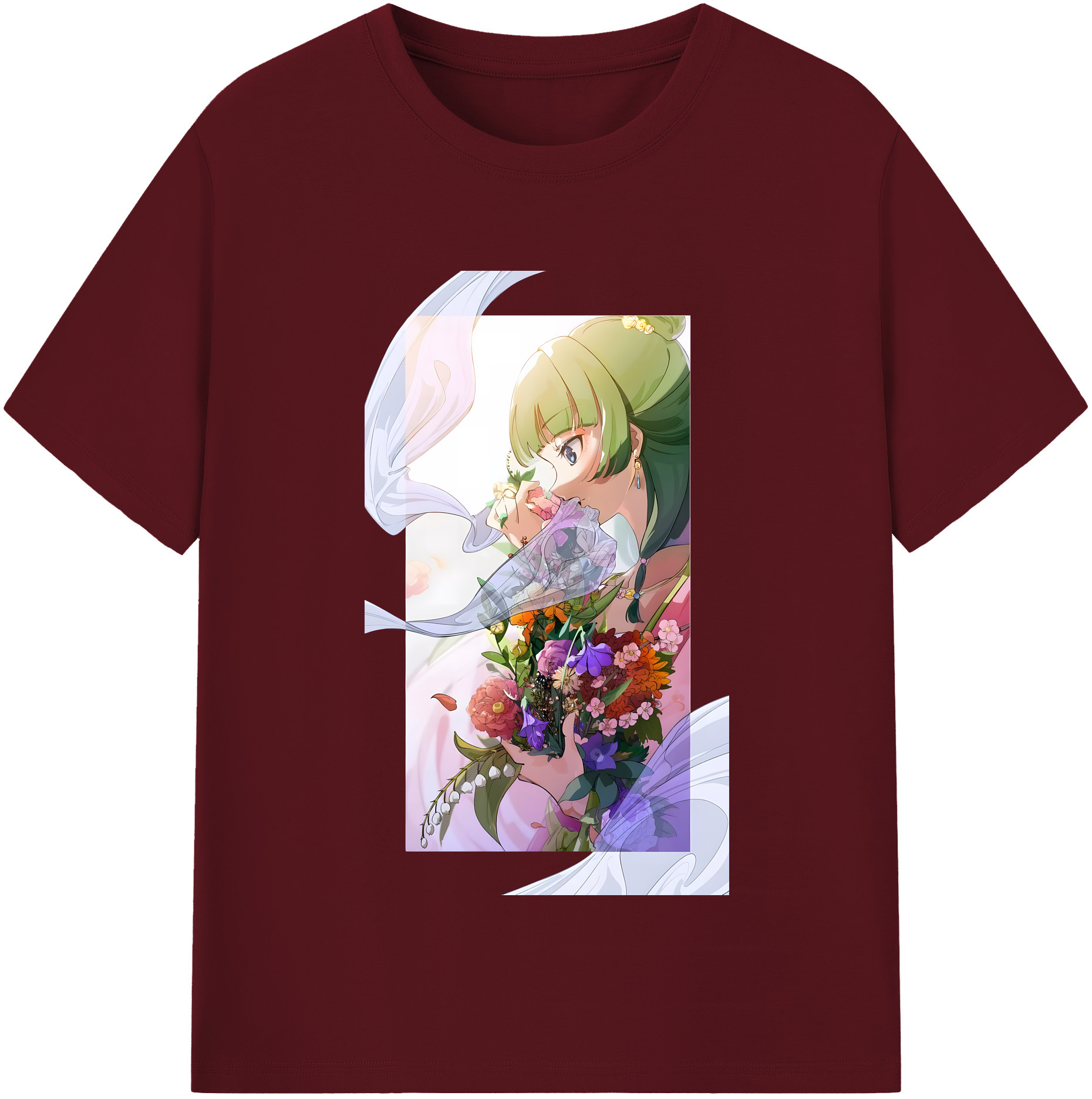 （画像用） 薬屋のひとりごと The Apothecary Diaries 綿100％半袖Tシャツ（フロントプリント）